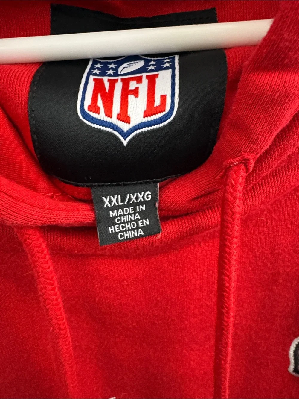 NFL Team Apparel Men’s Kansas City Chiefs Zip Up Hoodie XXL Red/Yellow Gold - Picture 6 of 8